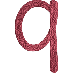 Delius Lower Case Q