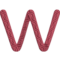 Delius Lower Case W