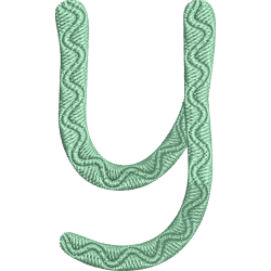 Delius Lower Case Y