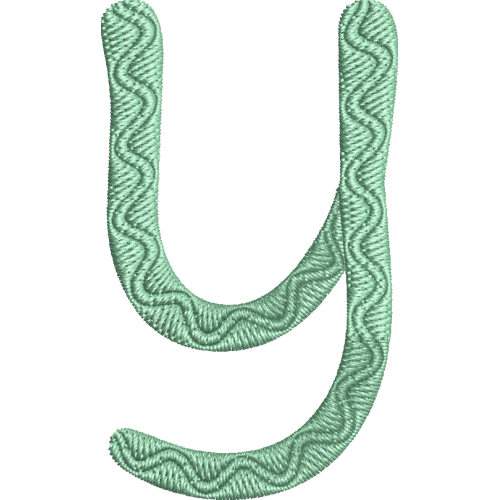 Delius Lower Case Y