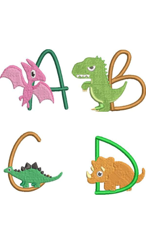 Dinosaur Alphabet Set