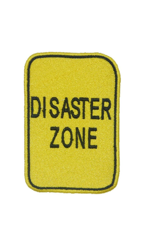 Disaster Zone Road Sign