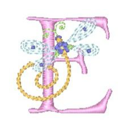 Dragonfly Alphabet E