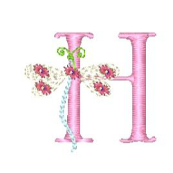 Dragonfly Alphabet H