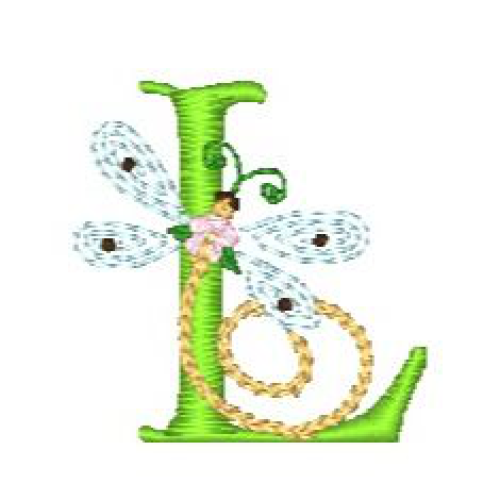 Dragonfly Alphabet L
