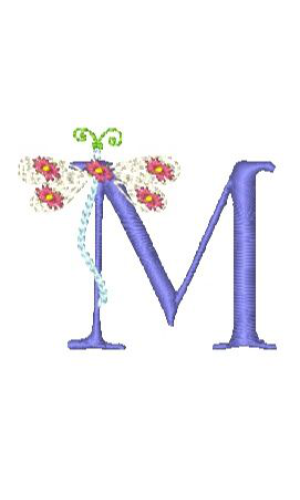 Dragonfly Alphabet M