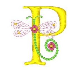 Dragonfly Alphabet P