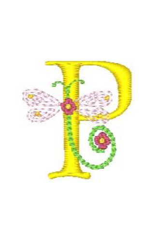 Dragonfly Alphabet P