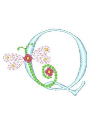 Dragonfly Alphabet Q