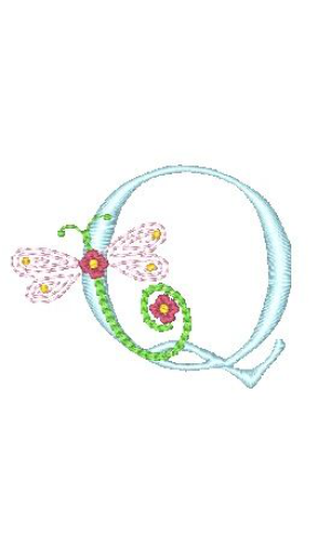 Dragonfly Alphabet Q