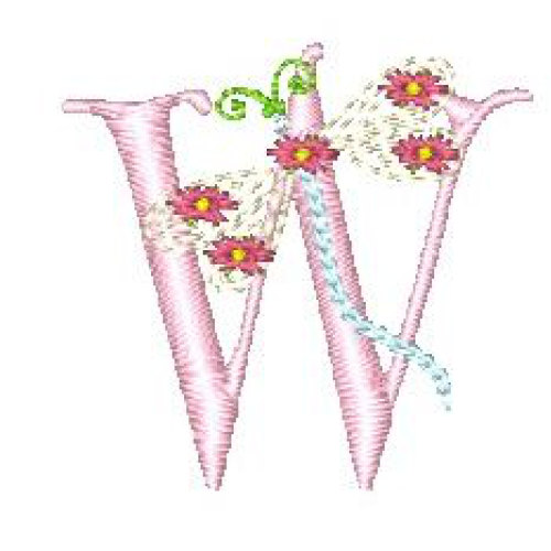 Dragonfly Alphabet W