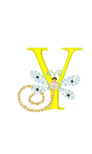Dragonfly Alphabet Y