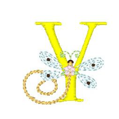 Dragonfly Alphabet Y