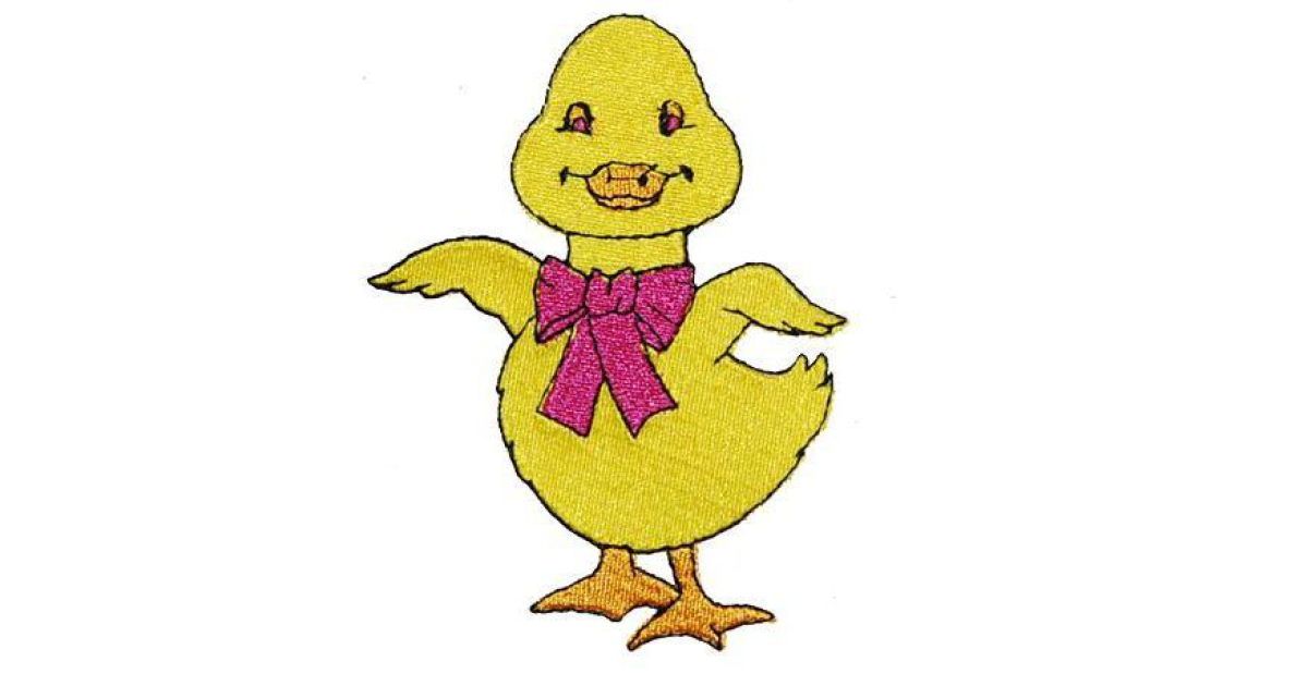 Easter chick machine embroidery designs