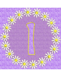 Embossed Daisy 1