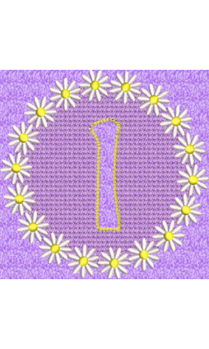 Embossed Daisy 1