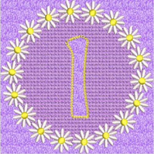 Embossed Daisy 1