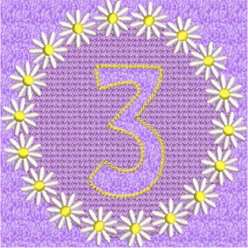 Embossed Daisy 3