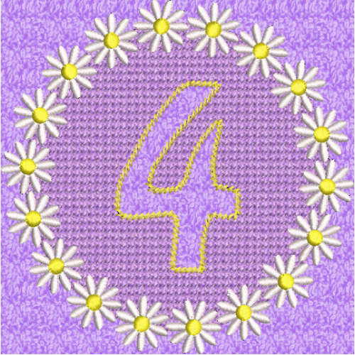 Embossed Daisy 4