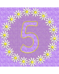 Embossed Daisy 5