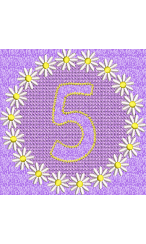 Embossed Daisy 5