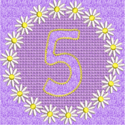 Embossed Daisy 5