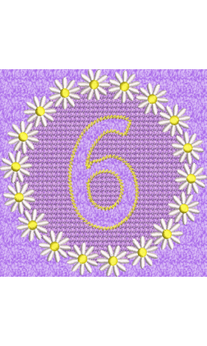 Embossed Daisy 6