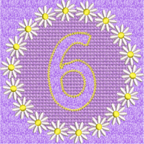 Embossed Daisy 6