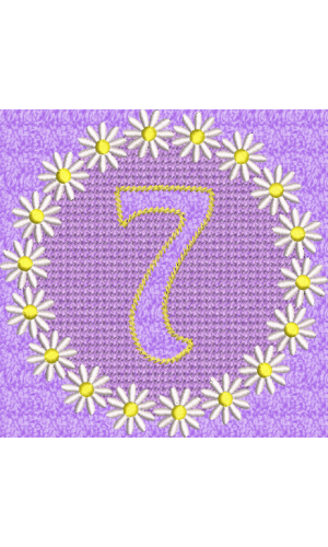 Embossed Daisy 7