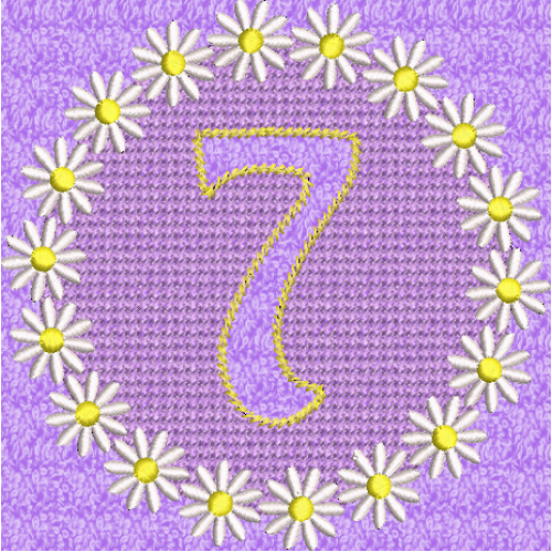 Embossed Daisy 7
