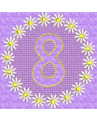 Embossed Daisy 8