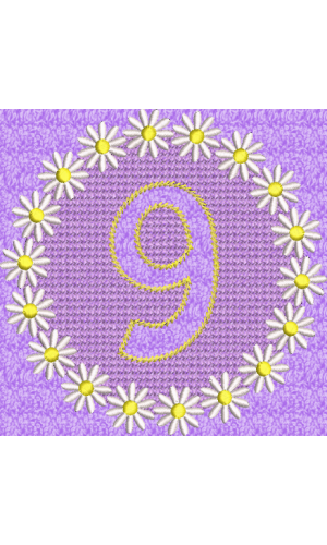 Embossed Daisy 9