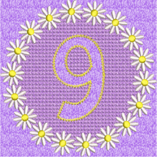 Embossed Daisy 9