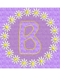 Embossed Daisy B