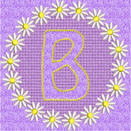 Embossed Daisy B