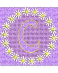 Embossed Daisy C