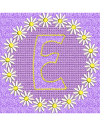 Embossed Daisy E