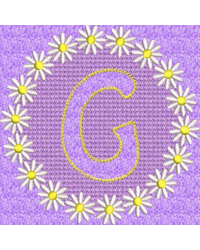 Embossed Daisy G