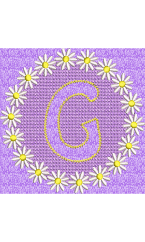 Embossed Daisy G