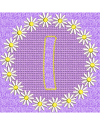 Embossed Daisy I