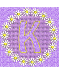 Embossed Daisy K