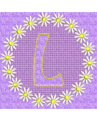Embossed Daisy L