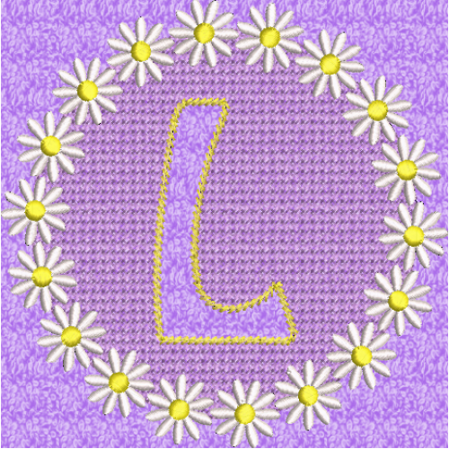 Embossed Daisy L