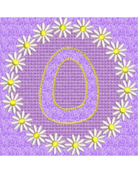 Embossed Daisy O