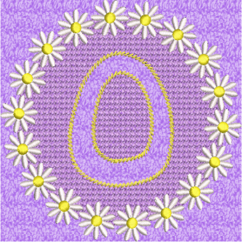 Embossed Daisy O