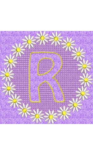 Marguerite en relief R