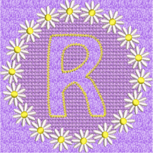Embossed Daisy R