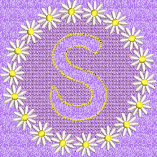 Embossed Daisy S