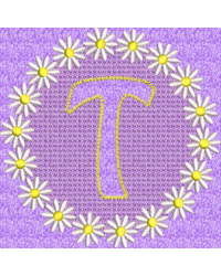 Embossed Daisy T