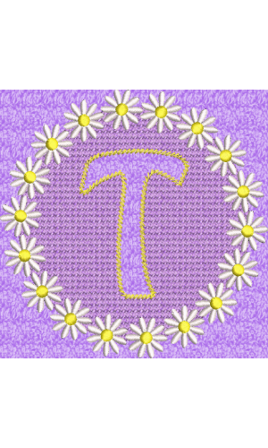 Embossed Daisy T